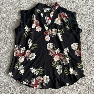 Womens Amaryllis cap sleeve shirt size 1X